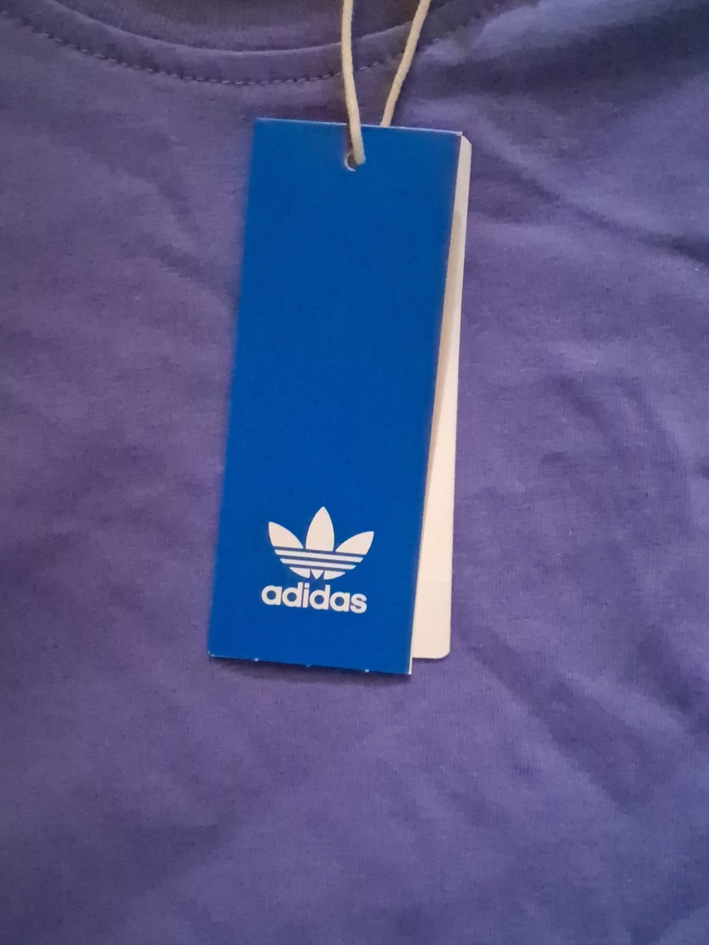 Adidas Originals Trefoil T-Shirt Semi Cobalt Blue Size-XL NWT - Picture 3 of 5